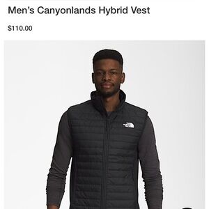 Men’s Northface vest. Like new.